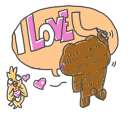 chissai KUMA English sticker #13871418