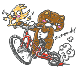 chissai KUMA English sticker #13871419