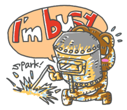 chissai KUMA English sticker #13871421