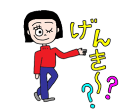 The KAWAII girls sticker #13871630