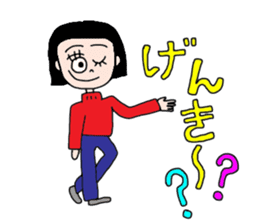 The KAWAII girls sticker #13871630