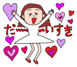 The KAWAII girls sticker #13871646
