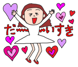 The KAWAII girls sticker #13871646
