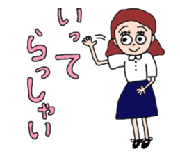 The KAWAII girls sticker #13871648