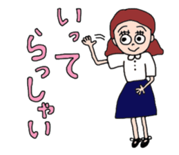 The KAWAII girls sticker #13871648