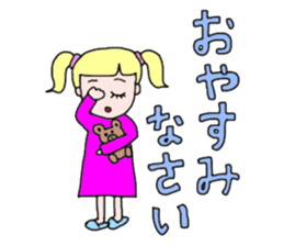 The KAWAII girls sticker #13871652