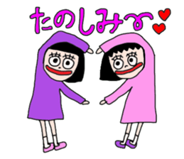 The KAWAII girls sticker #13871654