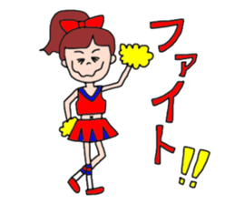 The KAWAII girls sticker #13871657