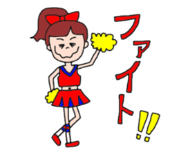 The KAWAII girls sticker #13871657