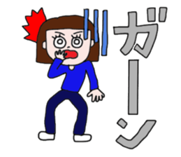 The KAWAII girls sticker #13871663