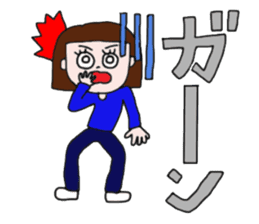 The KAWAII girls sticker #13871663