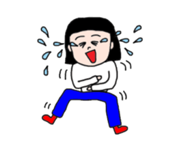 The KAWAII girls sticker #13871669