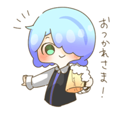 Music game brothers Sticker ~ver.Boy sticker #13871801