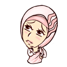 Hijab version - Miss Cha. sticker #13871987