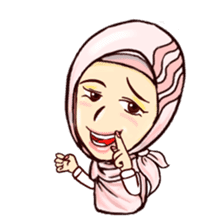 Hijab version - Miss Cha. sticker #13871990