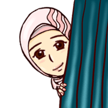 Hijab version - Miss Cha. sticker #13871991