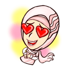 Hijab version - Miss Cha. sticker #13872002