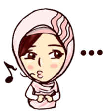 Hijab version - Miss Cha. sticker #13872004