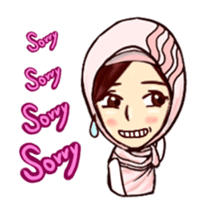 Hijab version - Miss Cha. sticker #13872005