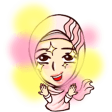 Hijab version - Miss Cha. sticker #13872006