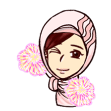 Hijab version - Miss Cha. sticker #13872008