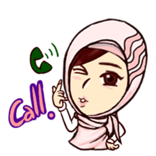 Hijab version - Miss Cha. sticker #13872011