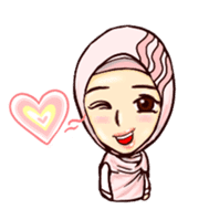 Hijab version - Miss Cha. sticker #13872013