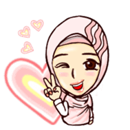 Hijab version - Miss Cha. sticker #13872014