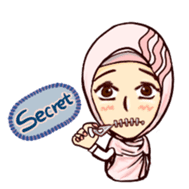 Hijab version - Miss Cha. sticker #13872017