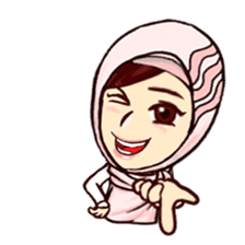 Hijab version - Miss Cha. sticker #13872018