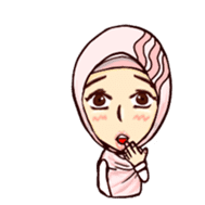 Hijab version - Miss Cha. sticker #13872019