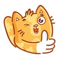 Ginger Cutie cat sticker #13872544