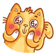 Ginger Cutie cat sticker #13872547