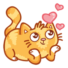 Ginger Cutie cat sticker #13872553