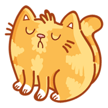Ginger Cutie cat sticker #13872556