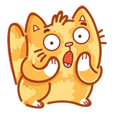 Ginger Cutie cat sticker #13872565