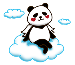 Panda Cupid sticker #13872580
