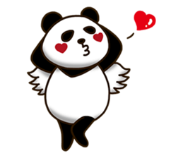 Panda Cupid sticker #13872581