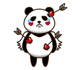 Panda Cupid sticker #13872590