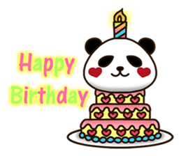 Panda Cupid sticker #13872591