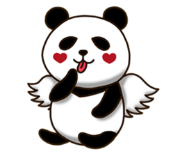 Panda Cupid sticker #13872592