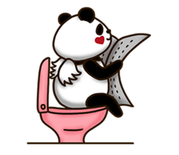 Panda Cupid sticker #13872598