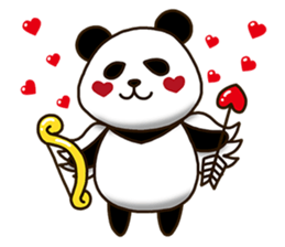Panda Cupid sticker #13872600