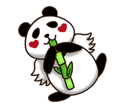 Panda Cupid sticker #13872601