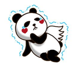 Panda Cupid sticker #13872602