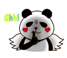 Panda Cupid sticker #13872603