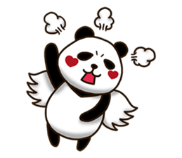 Panda Cupid sticker #13872605