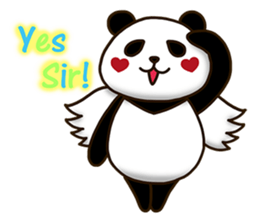 Panda Cupid sticker #13872606