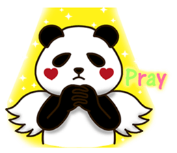 Panda Cupid sticker #13872609