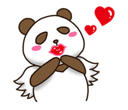 Panda Cupid sticker #13872611